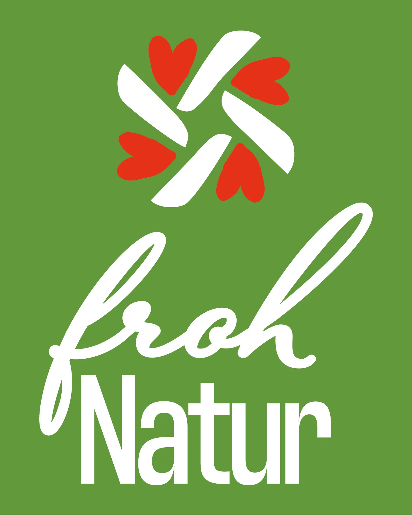 Frohnatur Dorfladen — Logo weiß auf grün